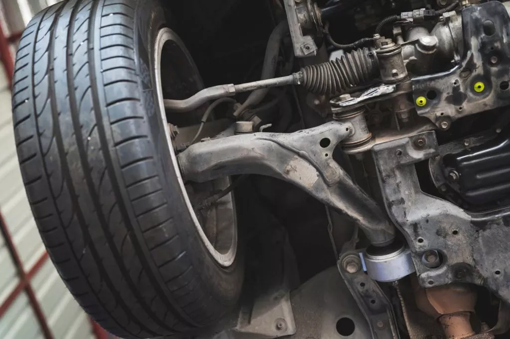 broken suspension